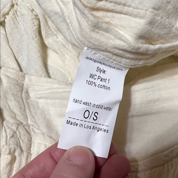 Cream Ruffled Women's Skirt - Picture 5 of 5